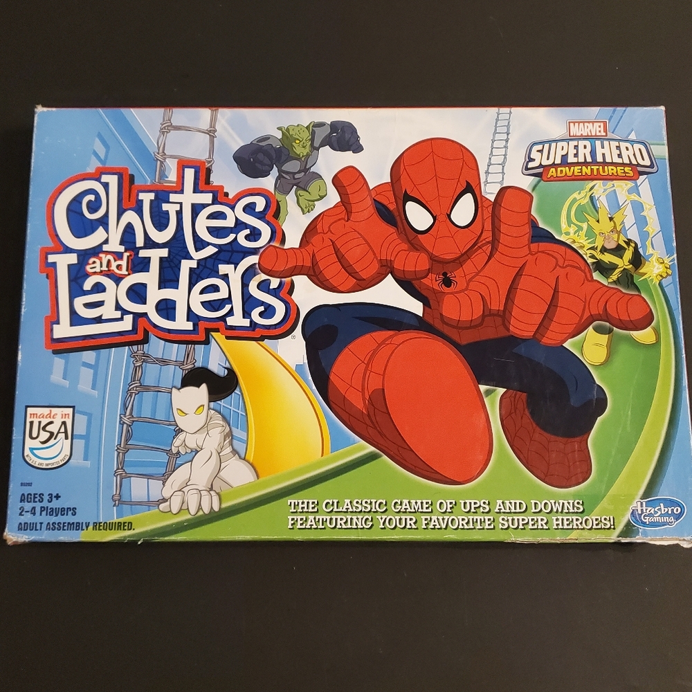 Chutes and Ladders Superhero Adventures